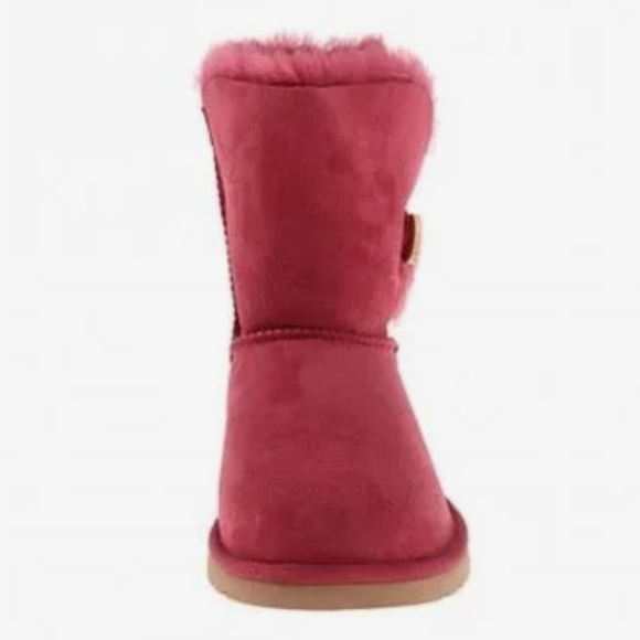 Ugg Bailey Buttoned Boots in Wine Red Color Size 6 - Picture 3 of 16